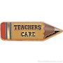 7/8″ Teachers Care Custom Lapel Pins 1