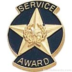 9/16″ Service Award Enameled Lapel Pins 1