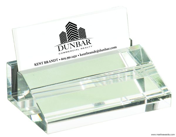 Crystal Business Card Holder