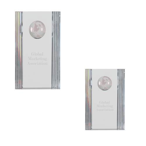 Free Standing Crystal with Beveled Edges