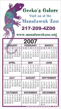 Business Calendar Magnet – Large – Four Color Process 1