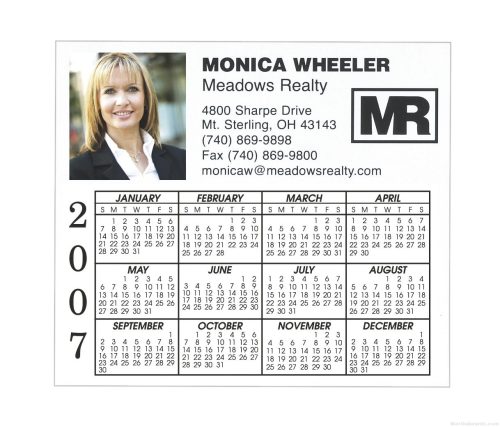 Business Calender Magnet – Four Color Process 1
