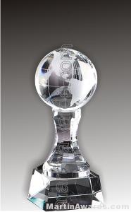 3 1/4″ x 8″ Small World Prism Optical Crystal Glass 1