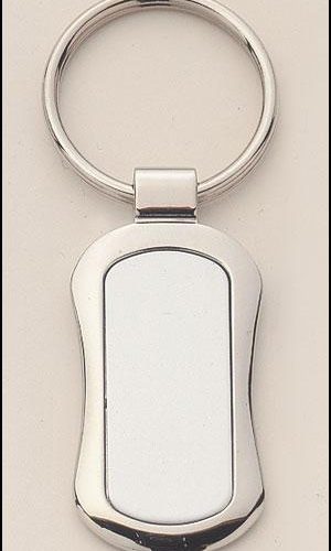 Oval Shape Silver Key Rings 1