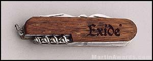 14 Function Wood Panel Pocket Knives 1