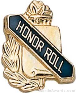 3/8″ Honor Roll School Award Pins 1