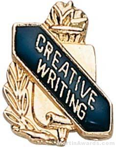 3/8″ Creative Writing School Award Pins 1
