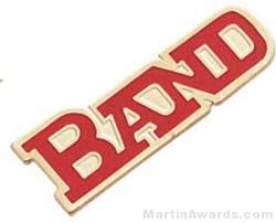 1 1/8″ Etched Soft Enamel Band Chenille Letter Pin 1