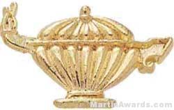 1 1/8″ Lamp Of Learning Academic Letter Insert Pins 1