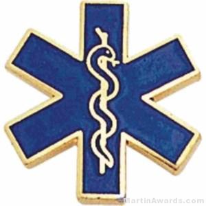 Paramedic Enameled Lapel Pins 1