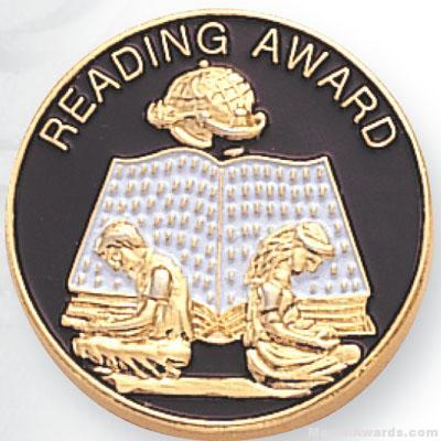 7/8″ Reading Award Lapel Pin 1