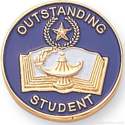 7/8″ Outstanding Student Lapel Pin 1