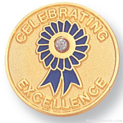 3/4″ Celebrating Excellence Lapel Pin 1