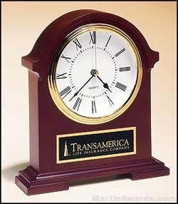 Clock Award – Napoleon Clock Hand Rubbed Mahogany Finish 1