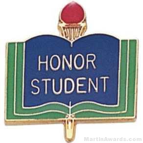 3/4″ Honor Student School Award Pins 1